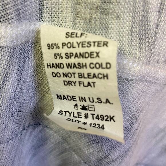 Ineah Green Multicolor Art To Wear Hi Lo Tunic Top Size Medium - Picture 7 of 7